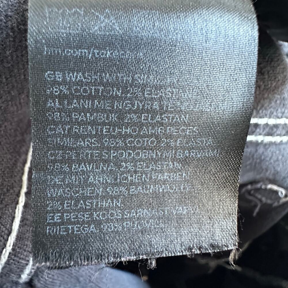 Divided by H&M Black Contrast Stitch Wide Leg Jeans | Size 4 - Picture 8 of 8